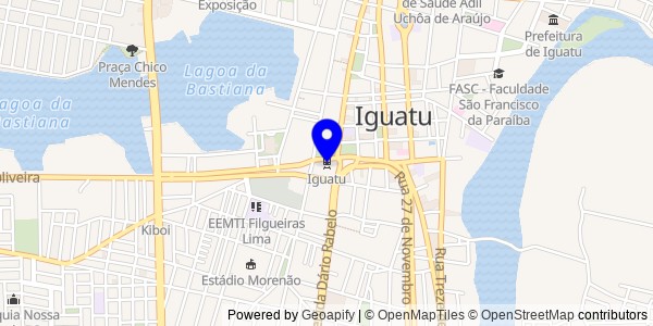 Mapa de Iguatu - Fisioterapeutas