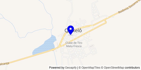 Mapa de Quixelô - Nutricionistas