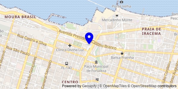 Mapa de Fortaleza - Fisioterapeutas