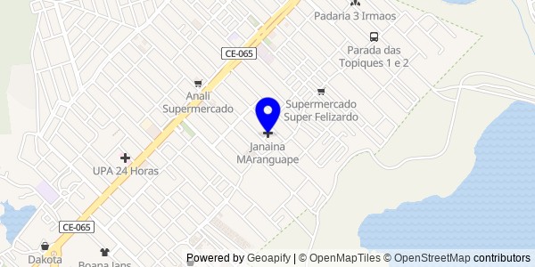 Mapa de Maranguape - Fisioterapeutas