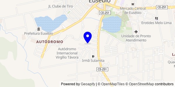 Mapa de Pacajus - Nutricionistas