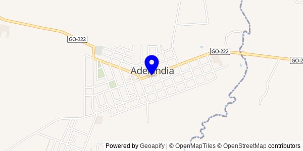 Mapa de Adelândia - Fisioterapeutas