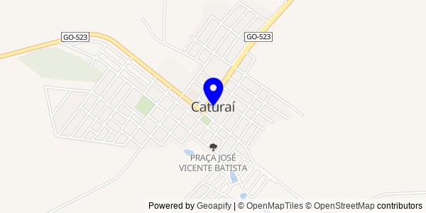 Mapa de Caturaí - Fisioterapeutas