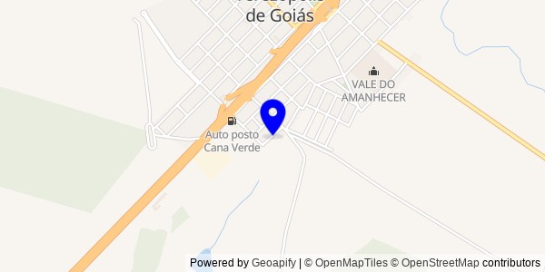 Mapa de Goianápolis - Nutricionistas