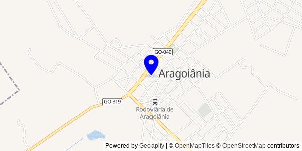 Mapa de Guapó - Nutricionistas