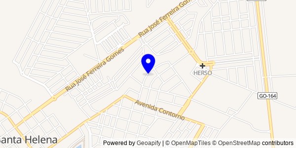 Mapa de Inhumas - Fisioterapeutas