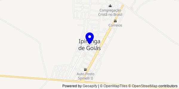 Mapa de Ipiranga de Goiás - Fisioterapeutas