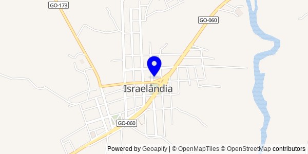 Mapa de Israelândia - Fisioterapeutas