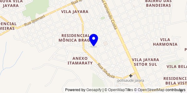 Mapa de Itaberaí - Fisioterapeutas