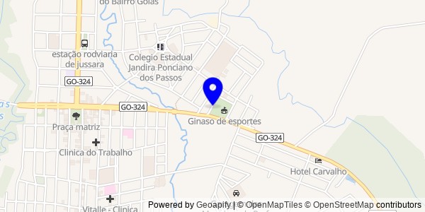 Mapa de Itaguari - Fisioterapeutas