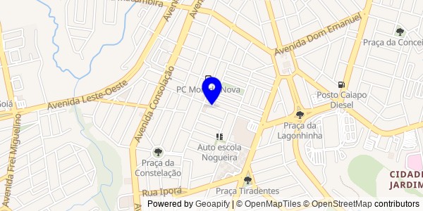 Mapa de Itauçu - Nutricionistas