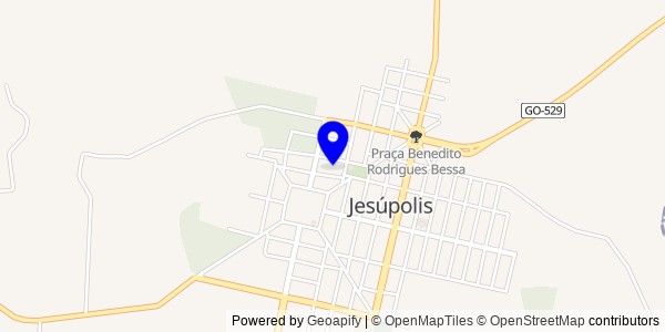 Mapa de Jesúpolis - Fisioterapeutas