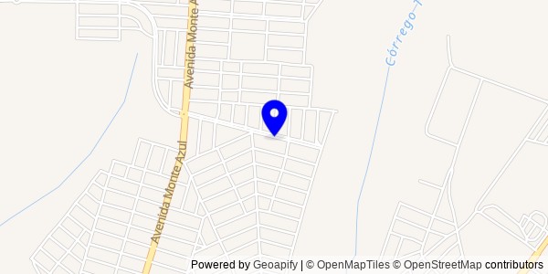 Mapa de Novo Brasil - Fisioterapeutas