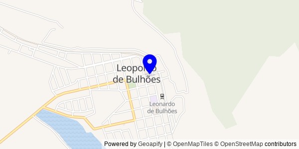 Mapa de Senador Canedo - Fisioterapeutas