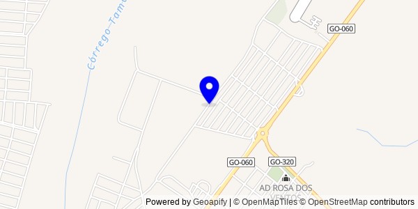 Mapa de Alexânia - Fisioterapeutas