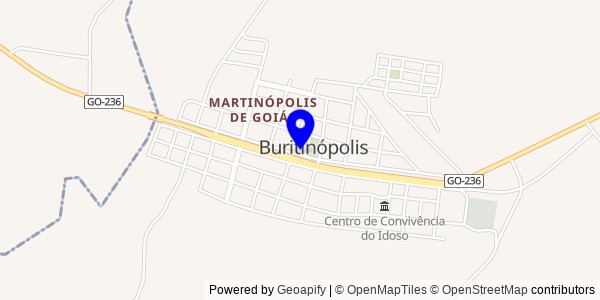 Mapa de Buritinópolis - Nutricionistas