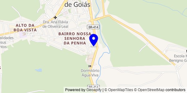 Mapa de Corumbá de Goiás - Fisioterapeutas