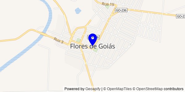 Mapa de Flores de Goiás - Nutricionistas