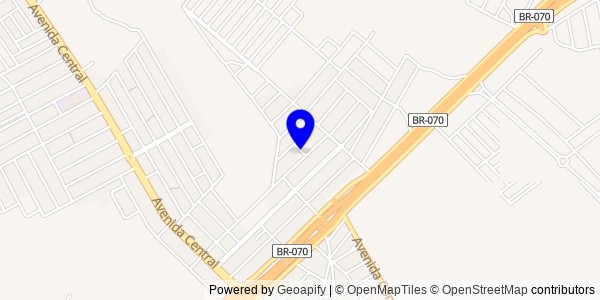 Mapa de Luziânia - Fisioterapeutas