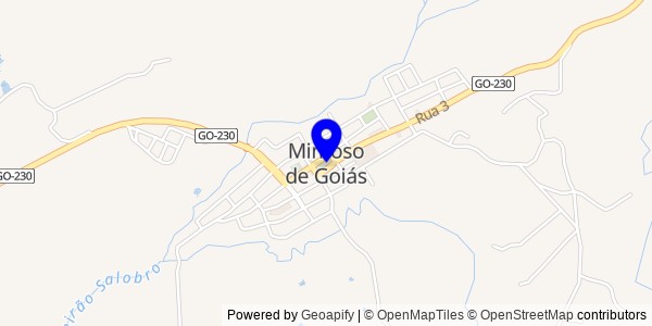 Mapa de Mimoso de Goiás - Fisioterapeutas