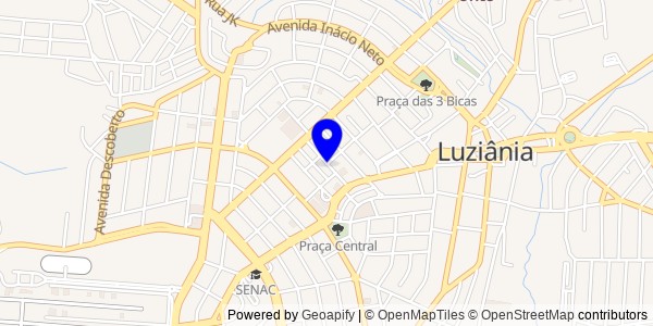 Mapa de Padre Bernardo - Fisioterapeutas