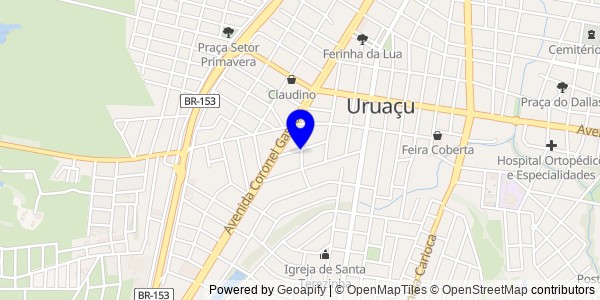 Mapa de Planaltina - Nutricionistas