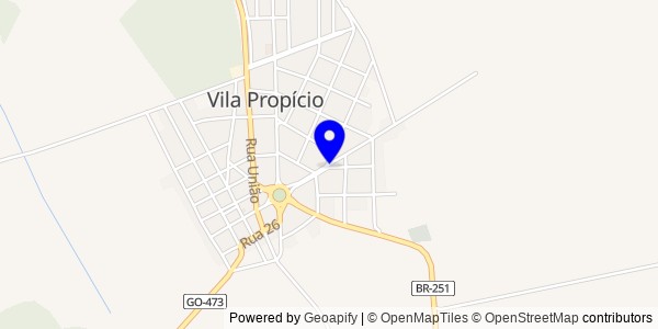 Mapa de Vila Propício - Nutricionistas