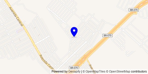 Mapa de Aloândia - Nutricionistas