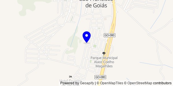 Mapa de Buriti Alegre - Nutricionistas