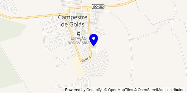 Mapa de Campestre de Goiás - Fisioterapeutas