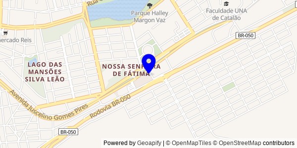 Mapa de Catalão - Nutricionistas