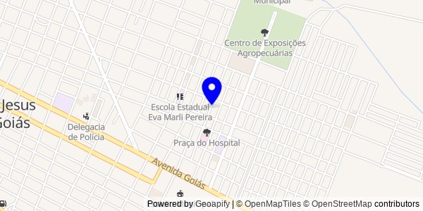 Mapa de Goiatuba - Fisioterapeutas