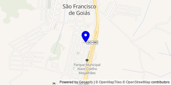 Mapa de Jataí - Fisioterapeutas