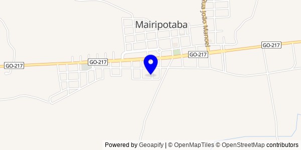 Mapa de Mairipotaba - Nutricionistas
