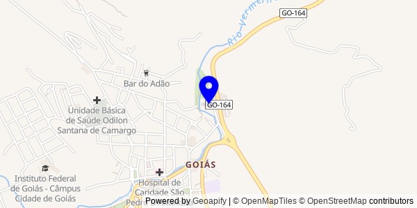 Mapa de Pires do Rio - Nutricionistas