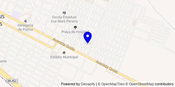 Mapa de Quirinópolis - Fisioterapeutas