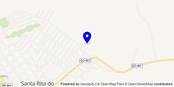 Mapa de Santa Rita do Araguaia - Nutricionistas