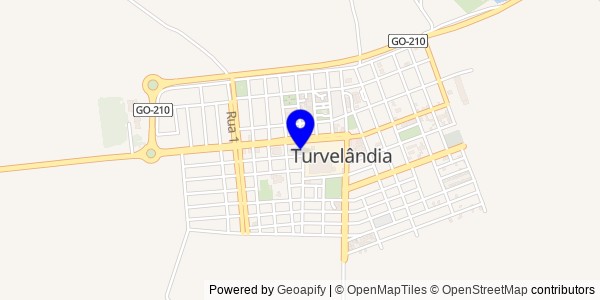 Mapa de Turvelândia - Fisioterapeutas