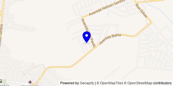 Mapa de Estrela do Norte - Nutricionistas