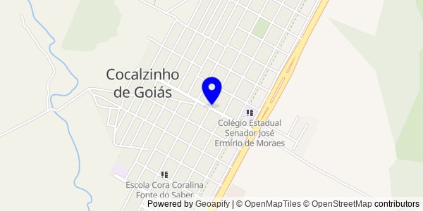 Mapa de Niquelândia - Fisioterapeutas