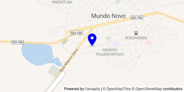 Mapa de Goiás - Nutricionistas