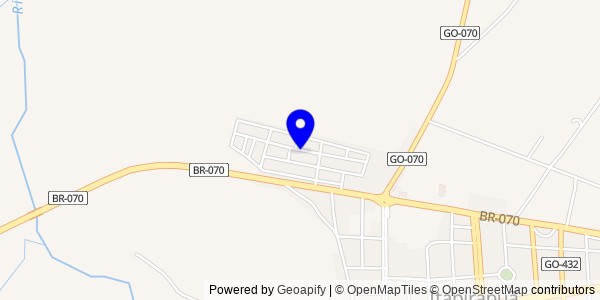 Mapa de Itapirapuã - Nutricionistas