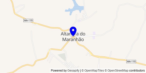 Mapa de Altamira do Maranhão - Nutricionistas
