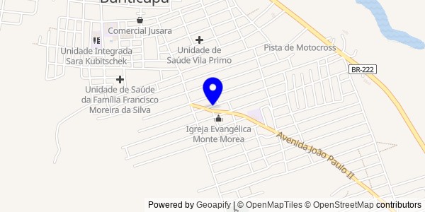 Mapa de Davinópolis - Nutricionistas