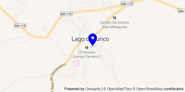 Mapa de Governador Nunes Freire - Fisioterapeutas