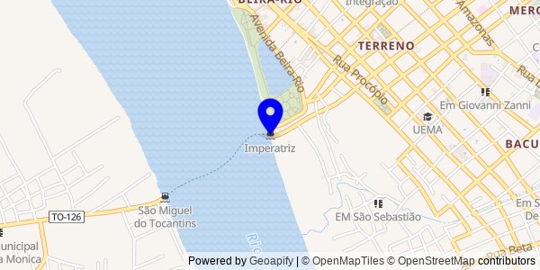 Mapa de Imperatriz - Fisioterapeutas