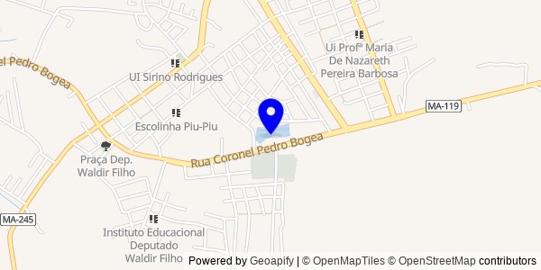 Mapa de Lago da Pedra - Nutricionistas