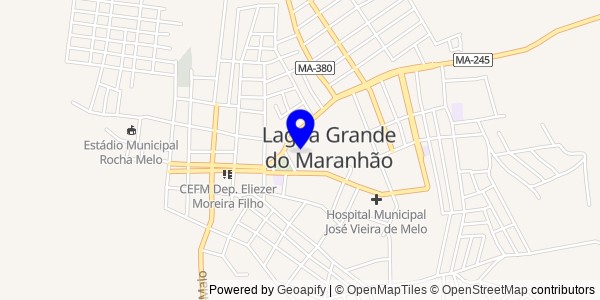 Mapa de Lagoa Grande do Maranhão - Fisioterapeutas