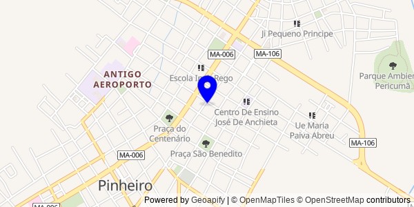 Mapa de Luís Domingues - Nutricionistas