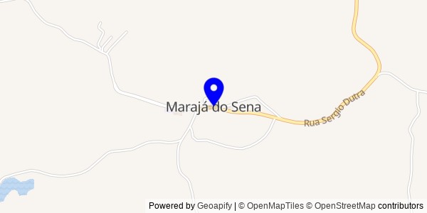 Mapa de Marajá do Sena - Nutricionistas